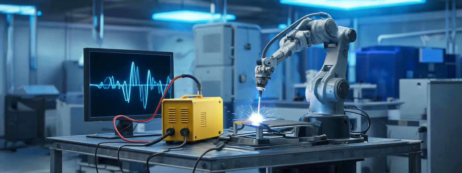 Digital welding power source and waveform engineering station